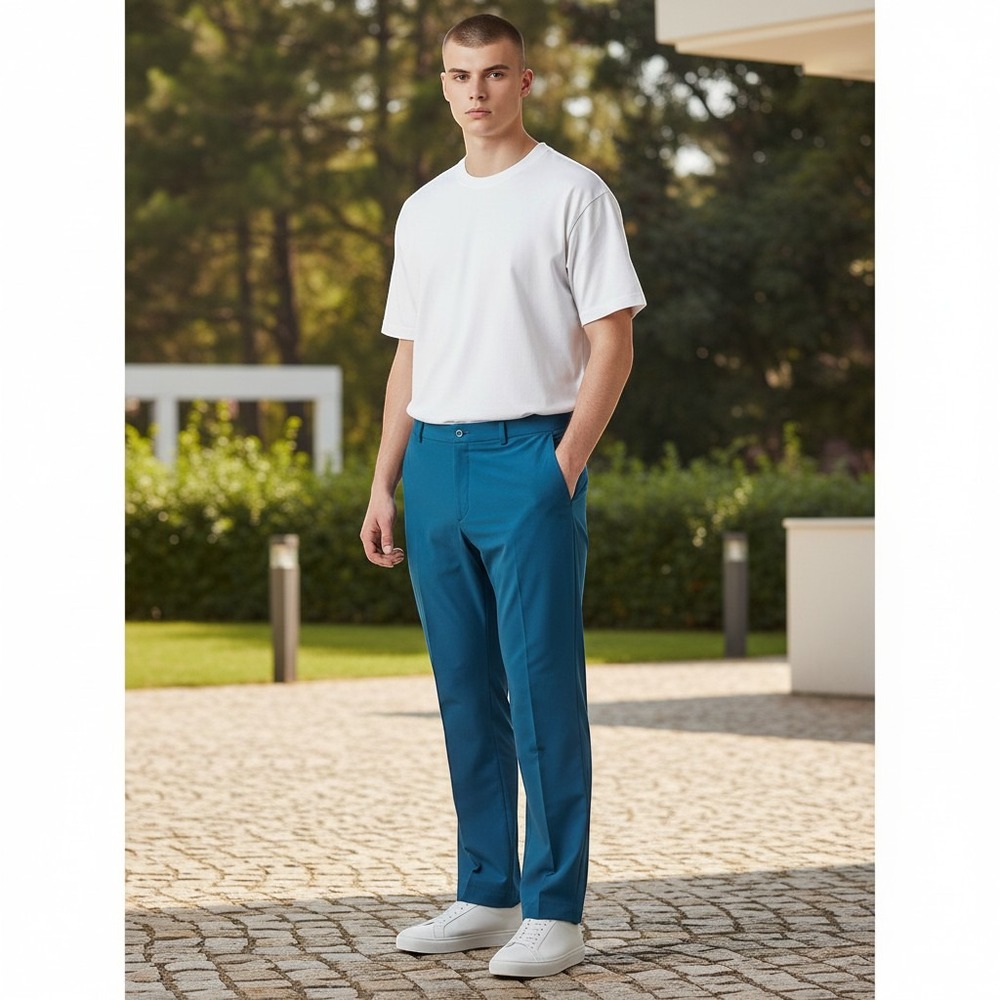 Nike Golf Tour Performance Dri-FIT Teal Blue Pants Mens 42x30 Activewear